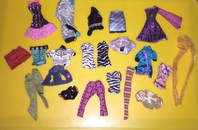 Mattel MH Monster High Doll Clothing Accessory Outfit Lot 10