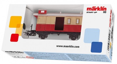 Marklin Start up H0 Gepäckwagen rot/beige