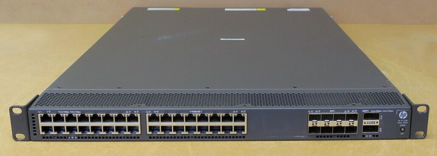 HP FF 5700 JG898A HPE FlexFabric 5700-32XGT-8XG-2QSFP+ HP FF 5700 JG898A HPE FlexFabric 5700-32XGT-8XG-2QSFP+