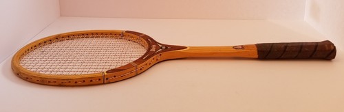 Wooden Tennis Racket 4L 1970's Vintage Hi Point Tad Davis