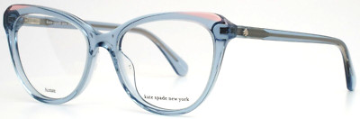 KATE SPADE Chantelle PJP Blue Womens Semi Cat Eye Eyeglasses 52-16-140 B:41 B