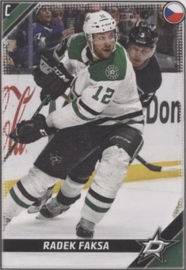 2019-20 Topps NHL Stickers - Radek Faksa #163
