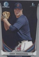2014 Bowman Chrome Minis - Cody Anderson #76