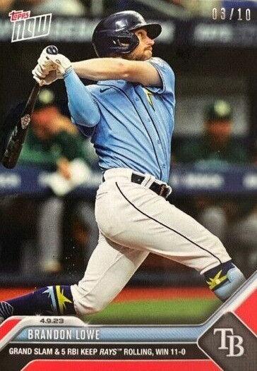 2023 Topps Now - Brandon Lowe #80