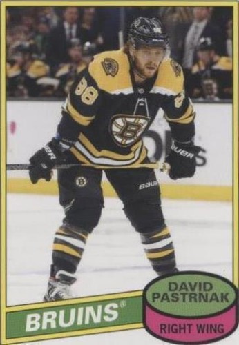 2020-21 Topps NHL Stickers - David Pastrnak #574