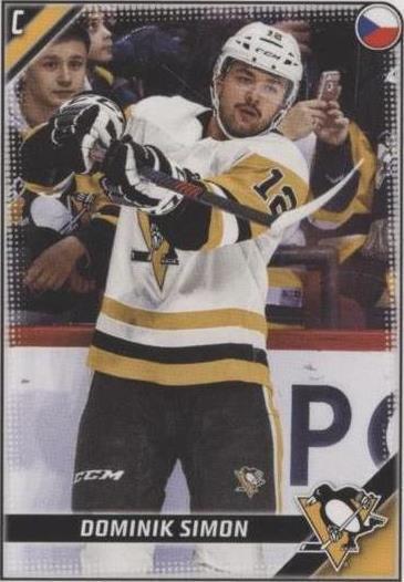 2019-20 Topps NHL Stickers - Dominik Simon #384