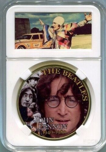 Beatles John Lennon Magical Mystery Tour EGG MAN Coin Display 
