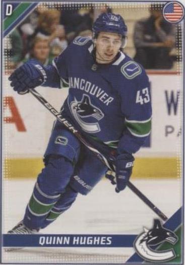 2019-20 Topps NHL Stickers - Quinn Hughes #471