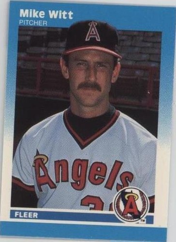 1987 Fleer Classic Miniatures - Mike Witt #118