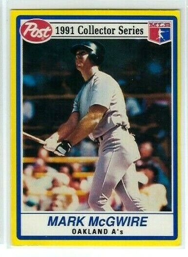 RYAN MARC & McGINLEY ARMITANOポストカード付 1991 Post card #2 of 30 (Collector's Series) - Mark McGwire