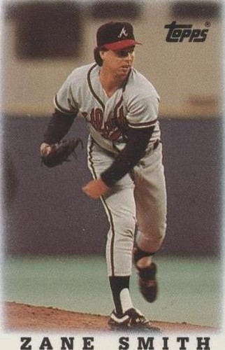 1988 Topps League Leaders Minis - Zane Smith #42
