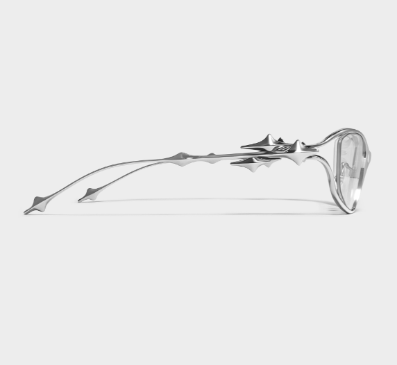 Pre-owned Gentle Monster Ytt 02 Silver Glasses / Express / Genuine