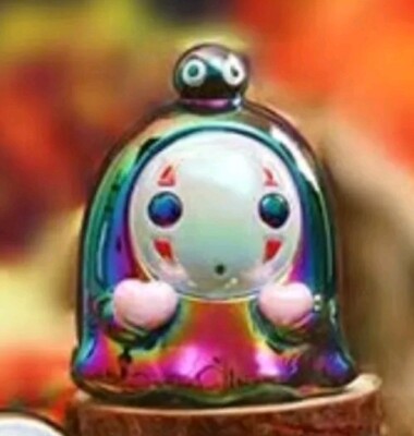 Hayao Miyazaki Small Lamp Lighted Figure Series NO-FACE w/ HEARTS   Resin NEW