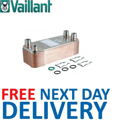 Vaillant TURBOmax Plus 837 20 Plate DHW Heat Exchanger 065153 065133 065144  | eBay