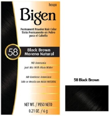 Bigen Permanent Hair Powder Dye Hair Color 13 Colors Available