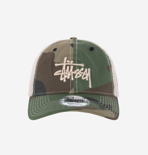 【限定】STUSSY×NEW ERA 9TWENTY BASIC TRUCKER New Era 9TWENTY Basic Trucker – Scarlet | Headwear | Stüssy