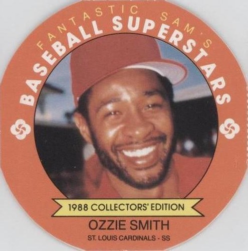1988 Fantastic Sam's Baseball Superstars Disc - Ozzie Smith #11
