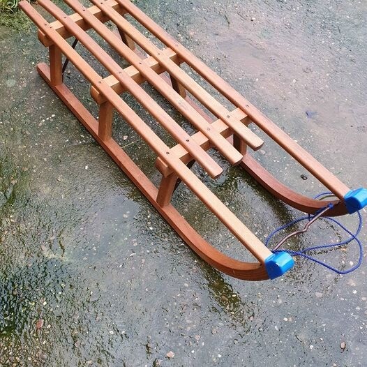 Traditional wooden sledge in Grantham, Lincolnshire Gumtree