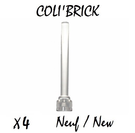 Lego 3957b - 4x Antenne / Antenna 1x4 - Trans-Clear - 28658 New Neuf
