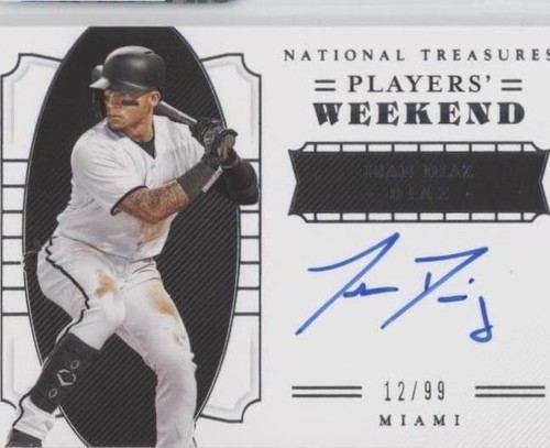2020 Panini National Treasures - Isan Diaz #PWS-ID