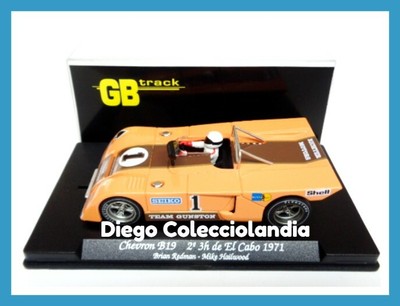 CHEVRON B19 2º 3H. DE EL CABO 1971 DE FLY CAR MODEL GB TRACK REf / GB13 .