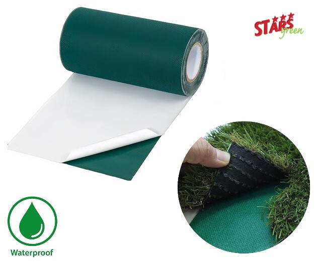 NASTRO ADESIVO PER PRATO SINTETICO ERBA SINTETICA 15 cm x 5 m STRISCIA GIUNZIONE