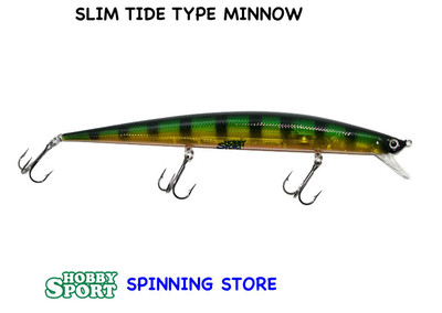 LONG JERK SLIM TYPE DUO MINNOW 175 COL T 25 GREEN TIGER 28 GR FLOATING