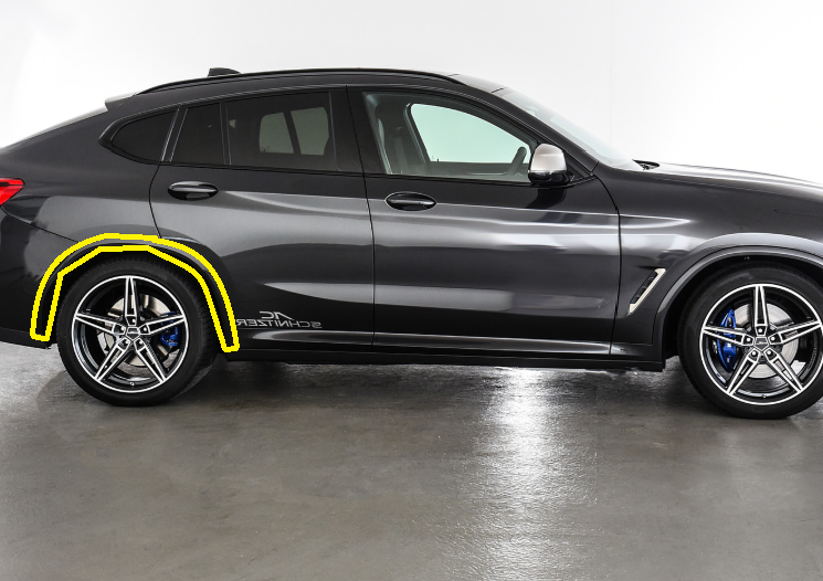New Genuine BMW X4 G02 Wheel Arch Trim Rear Right Side New Genuine BMW X4 G02 Wheel Arch Trim Rear Right Side