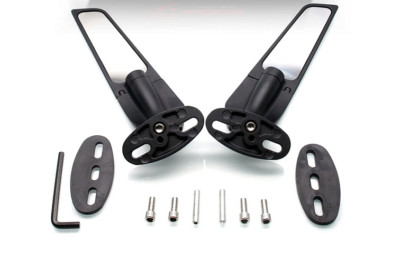 Motorcycle Mirrors Double Rotating Wing Rearview Mirror Fairing Side for CBR600R