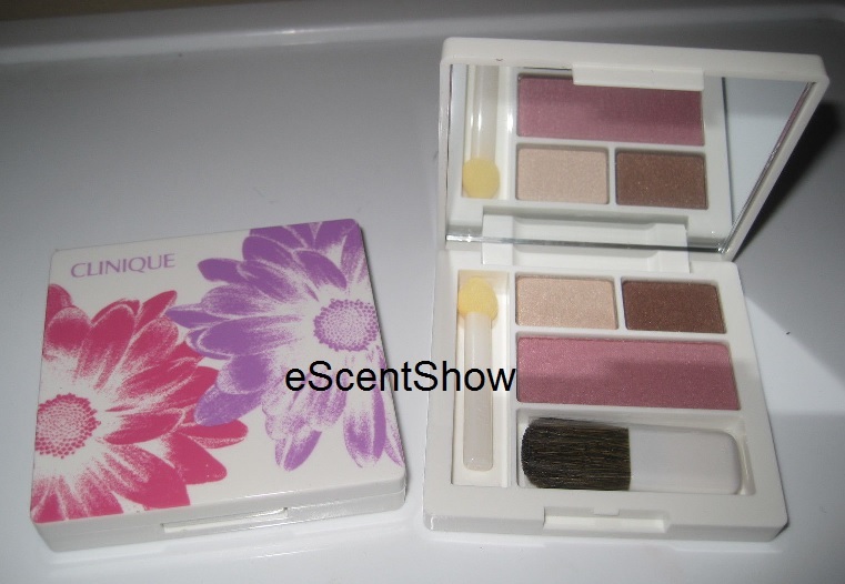 CLINIQUE LIKE MINK COLOUR SURGE EYE SHADOW DUO .06 OZ + SMOLDERING PLUM BLUSH 