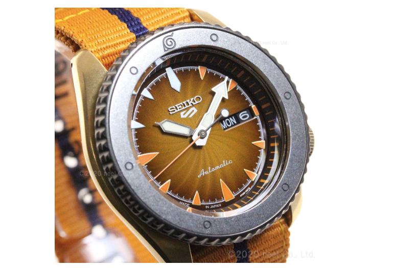 Pre-owned Seiko 5 Sports Naruto & Boruto Sbsa092 Naruto Uzumaki Men's