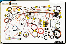 1970 Ford Mustang Classic Update Wiring Harness AAW New USA Quality | eBay