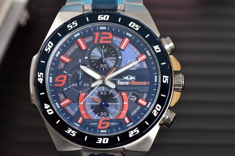 Casio Edifice Toro Rosso EFR-564TR-2ADR Blue Dial Stainless