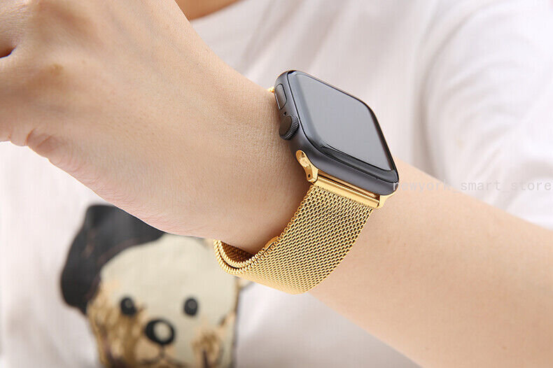 For Apple Watch iWatch Band Series 9 8 7 6 5 4 SE Magnetic Stainless Steel Strap