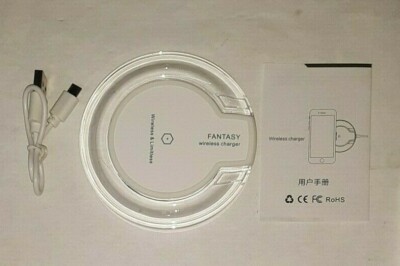 EKA ENTERPRISES FANTASY 5V QI WIRELESS CHARGING PAD WHITE FOR QI-ENABLED DEVICES