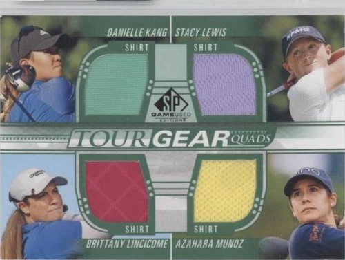 2021 SP Game Used - Azahara Munoz Brittany Lincicome Danielle Kang #TG4-LLMK