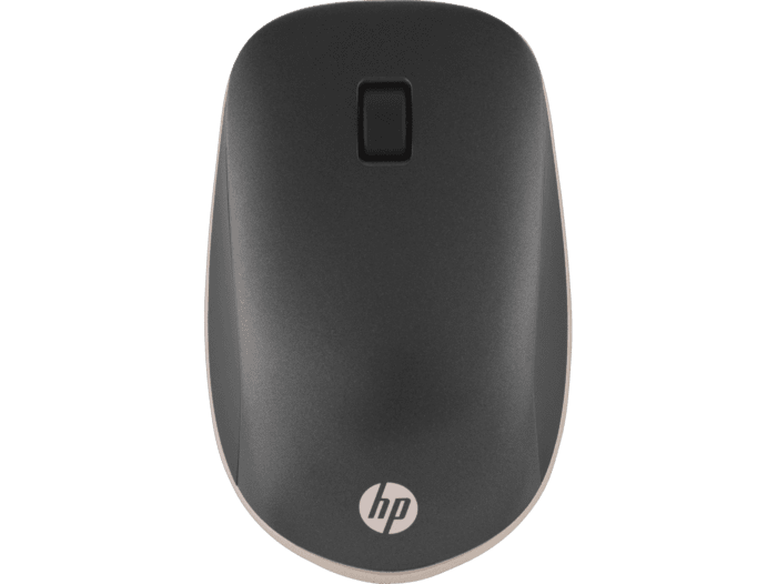 HP 410 Slim Silver Bluetooth Mouse, Up to 12 months battery life, 1200 dpi