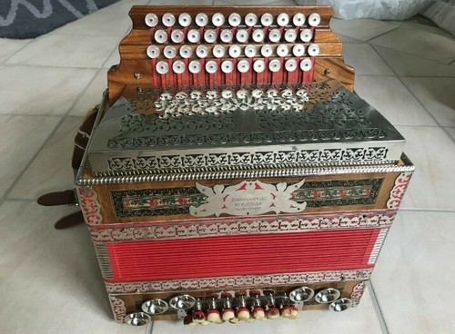 Steirische Harmonika R. Novak G C F B Akkordeon Ziehharmonika