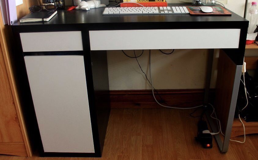 Ikea Micke Desk Black / White in Southside, Glasgow Gumtree