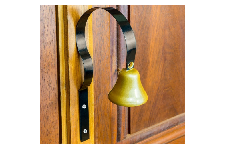 Store Door Bell Shopkeepers Bells Strong Springy Band Customer Slip Solid Metal