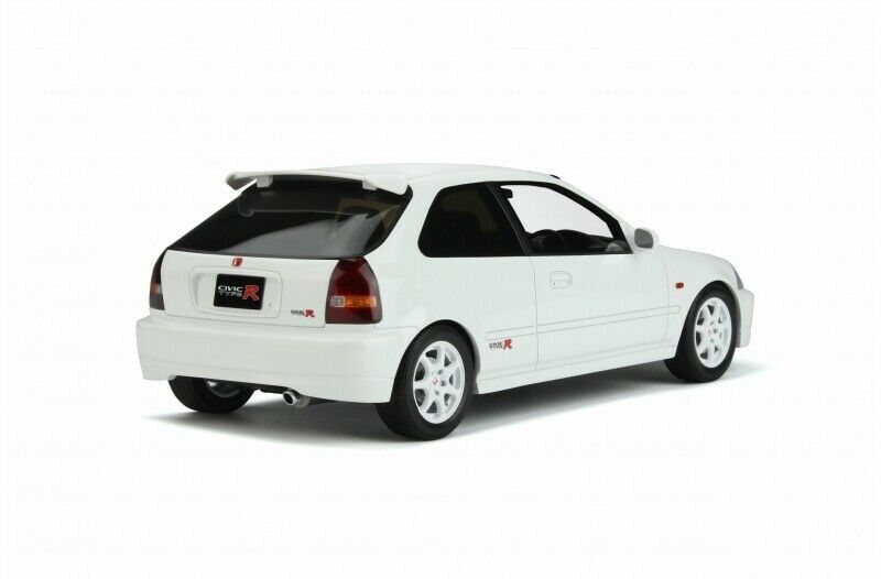 [美品]1/18 Honda CIVIC (EK9) Type R White 1/18 Motorhelix Honda Civic Type R (EK9) Spoon (White with