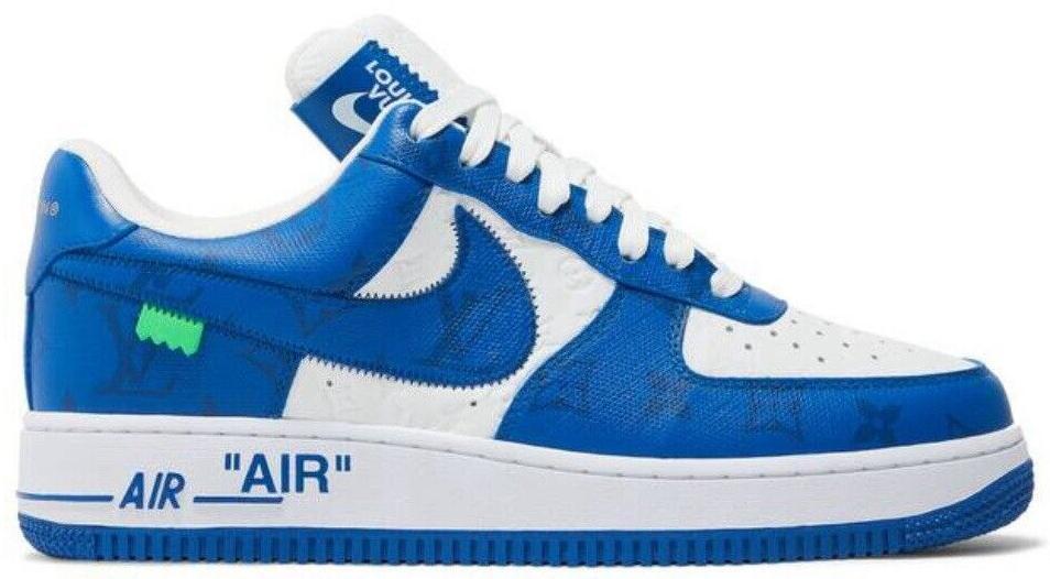 Nike Air Force 1 Low by Virgil Abloh x Louis Vuitton LV Blue Nike Air Force 1 Low by Virgil Abloh x Louis Vuitton LV Blue