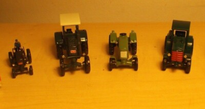 Siku Konvolut Trecker: Lanz Bulldog 1980 Hanomag 1017 Fendt 1016