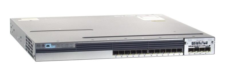 Cisco Catalyst Ws-C3750x-12s-S 12x Ge Sfp 2xpsu C3kx-Nm-10g