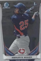 2014 Bowman Chrome Minis - Amaurys Minier #154