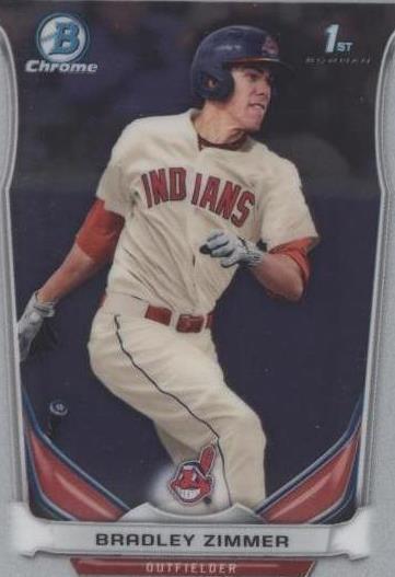 Bowman Chrome Minis 2014 - Bradley Zimmer #297