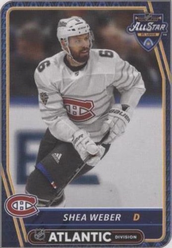 2020-21 Topps NHL Stickers - Shea Weber #600