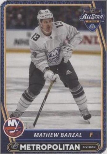 2020-21 Topps NHL Stickers - Mathew Barzal #608