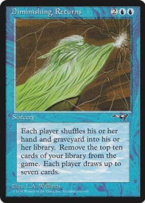 1 x Diminishing Returns - Alliances - LP - Magic The Gathering - MTG - EOF