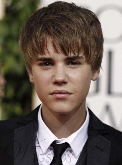 Handsome Justin Bieber Hairstyle Short Straight Capless Wig Ebay